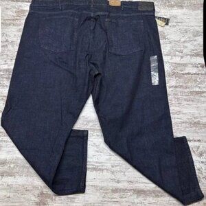 Ralph Lauren Polo Jeans Men 42Tx36 Blue Denim Prospect Straight Dark Wash NEW